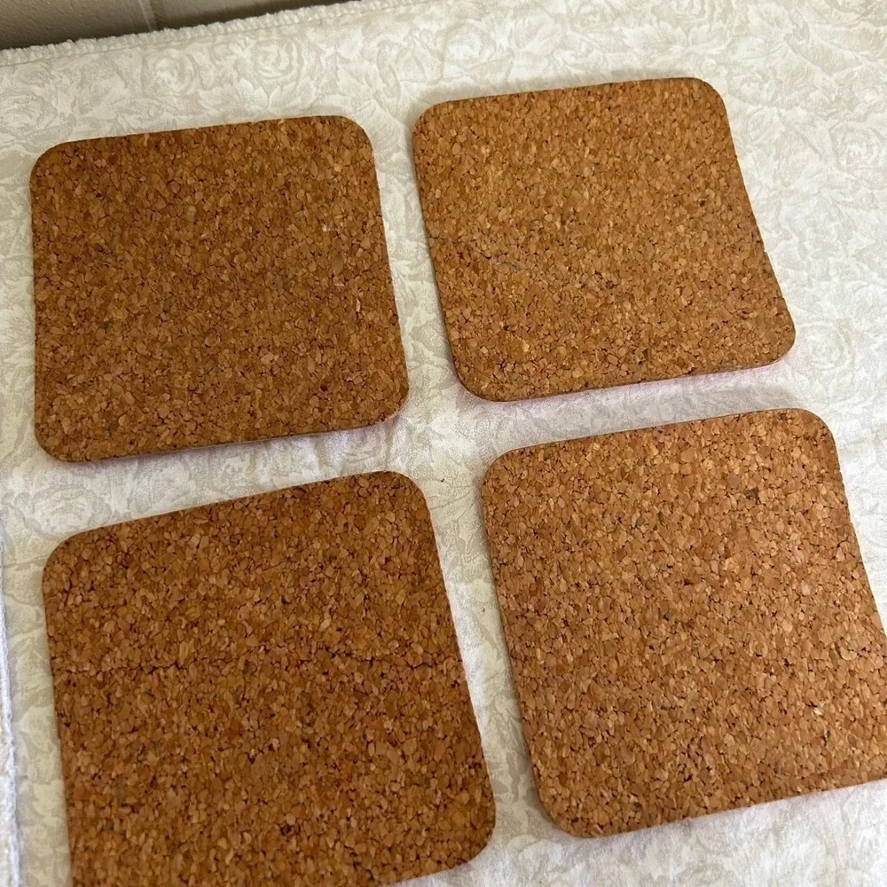 Vintage Coca-Cola Coke Kitchen Drink Coasters 4 piece set Collectible